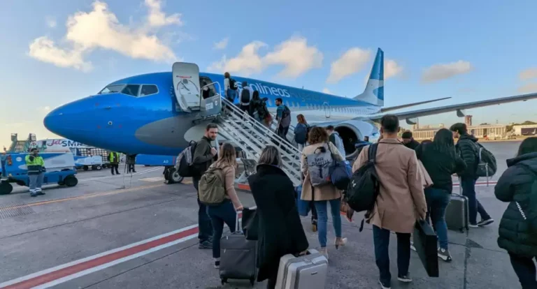 Argentina lidera el crecimiento aéreo en la región y rompe récords en julio