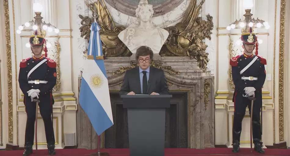 Milei presentó el Presupuesto 2026 en cadena nacional: "Lo peor ya pasó"