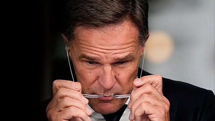 Rutte asegura que tomarán medidas tras el ataque ruso al avión de Von der Leyen