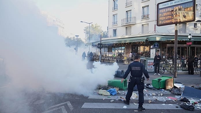 La Policía francesa detiene a casi 200 personas mientras las protesta paralizan el país