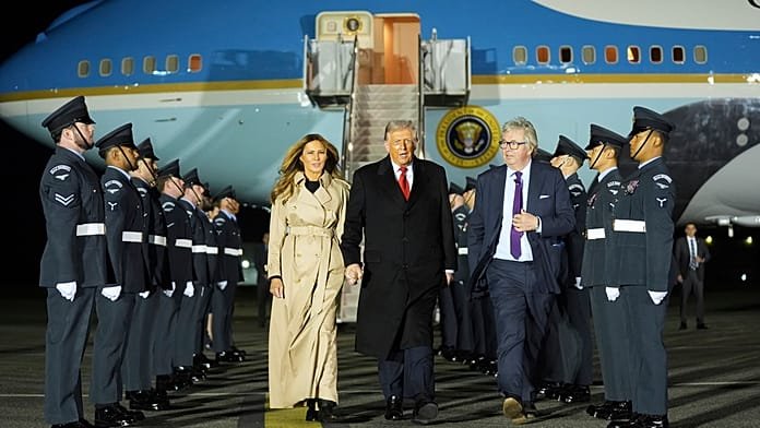 Trump se reúne con el rey Carlos III y Keir Starmer en una histórica visita de Estado