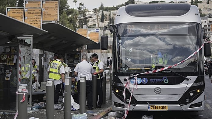 El lugar del tiroteo en Jerusalén que dejó 6 muertos