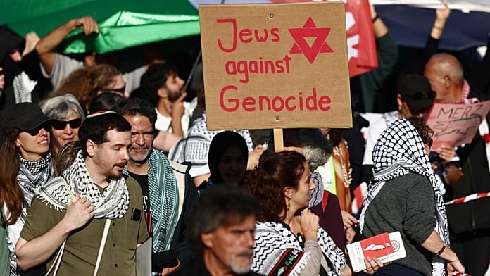 Multitudinaria manifestación en Berlín a favor de la paz en Gaza, más de 50.000 personas