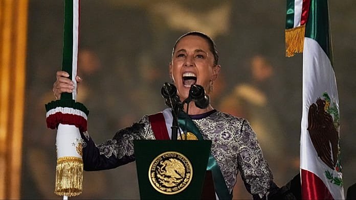 Sheinbaum lanza un mensaje desafiante en el Grito de Independencia: "México no aceptará la injerencia extranjera"