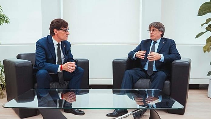 El primer cara a cara: Illa aplica de facto la amnistía a Puigdemont y abre una vía de entendimiento