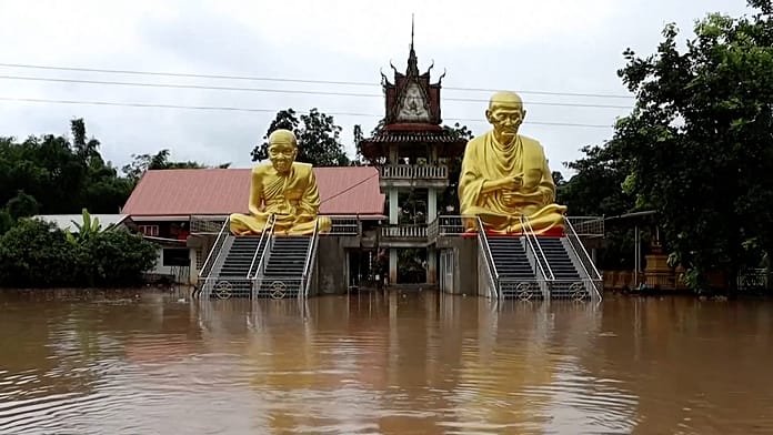 Inundaciones repentinas afectan el norte de Tailandia tras el paso de una depresión tropical