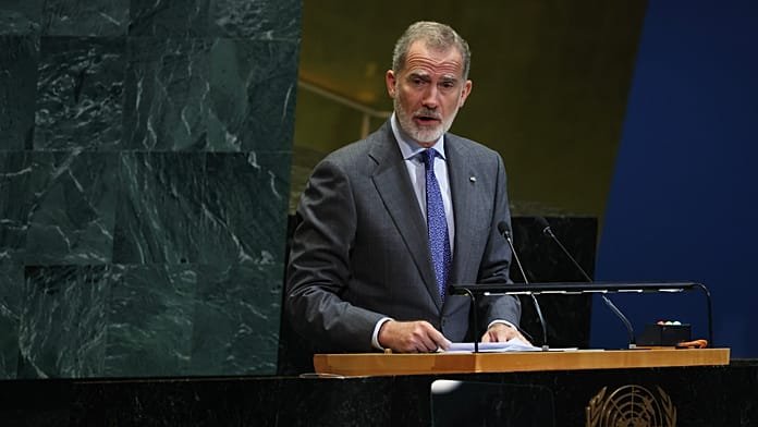 Felipe VI en la ONU exige detener ya "la masacre" en Gaza sin decir el término 'genocidio'