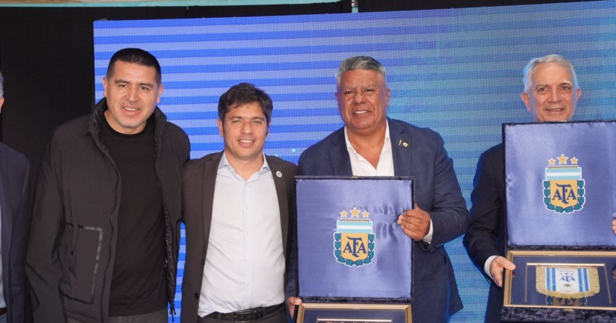 En un acto con Kicillof, la AFA tomó posesión del Estadio Único de La Plata y Chiqui Tapia anunció que será la nueva casa de la Selección