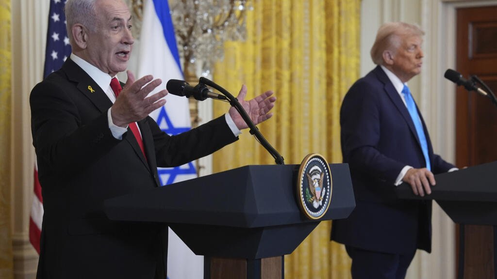 Trump y Netanyahu se ven las caras en la Casa Blanca para presentar su ‘plan posguerra’ para Gaza