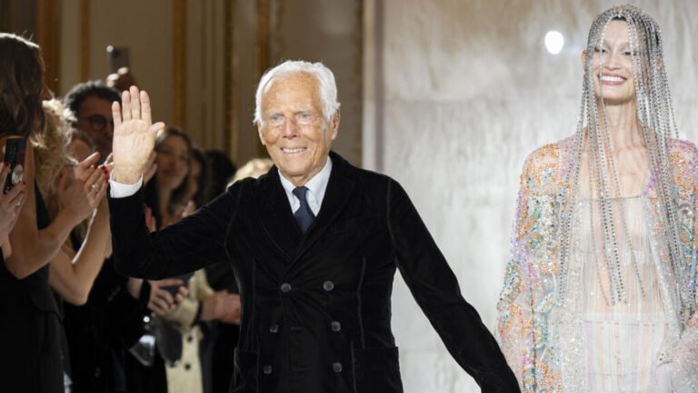 Muere el diseñador de moda italiano Giorgio Armani a los 91 años