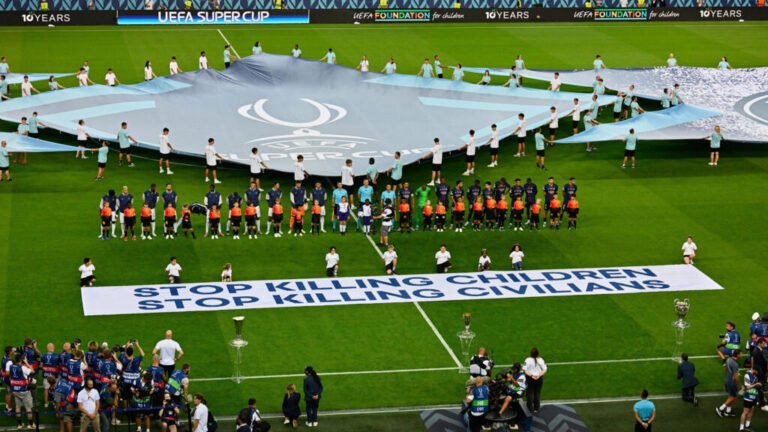 UEFA estaría considerando la suspensión de Israel de sus competencias