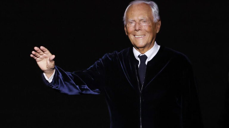 Falleció uno de los grandes íconos de la moda en el mundo: Giorgio Armani