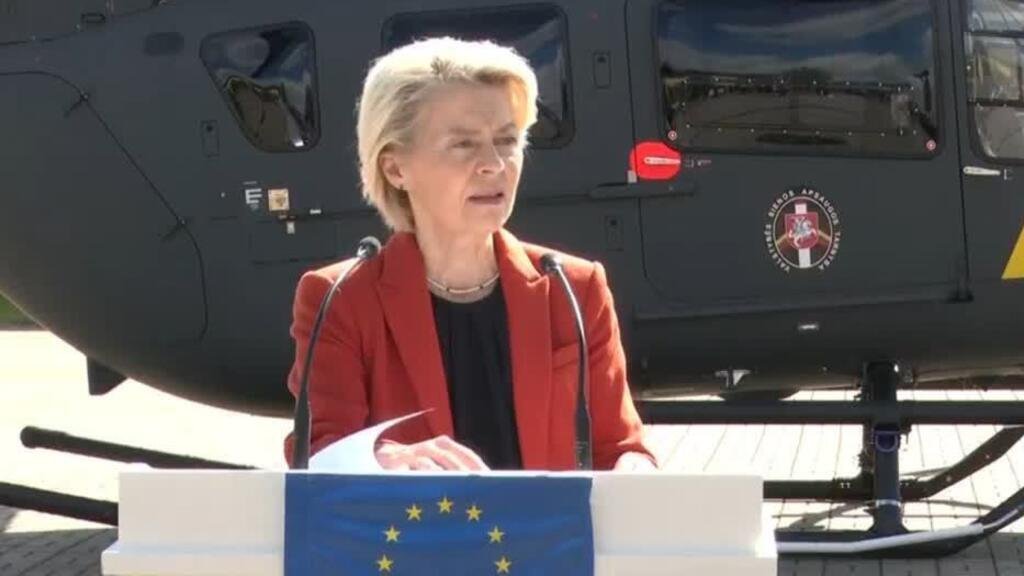 UE denuncia presunto sabotaje ruso a GPS de avión en el que viajaba Ursula von der Leyen