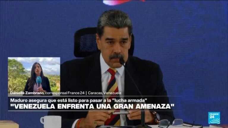 Maduro califica despliegue de Trump como "la mayor amenaza en 100 años" para Venezuela