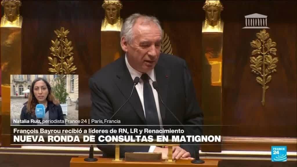 Informe desde París: Bayrou continua consultas con partidos políticos