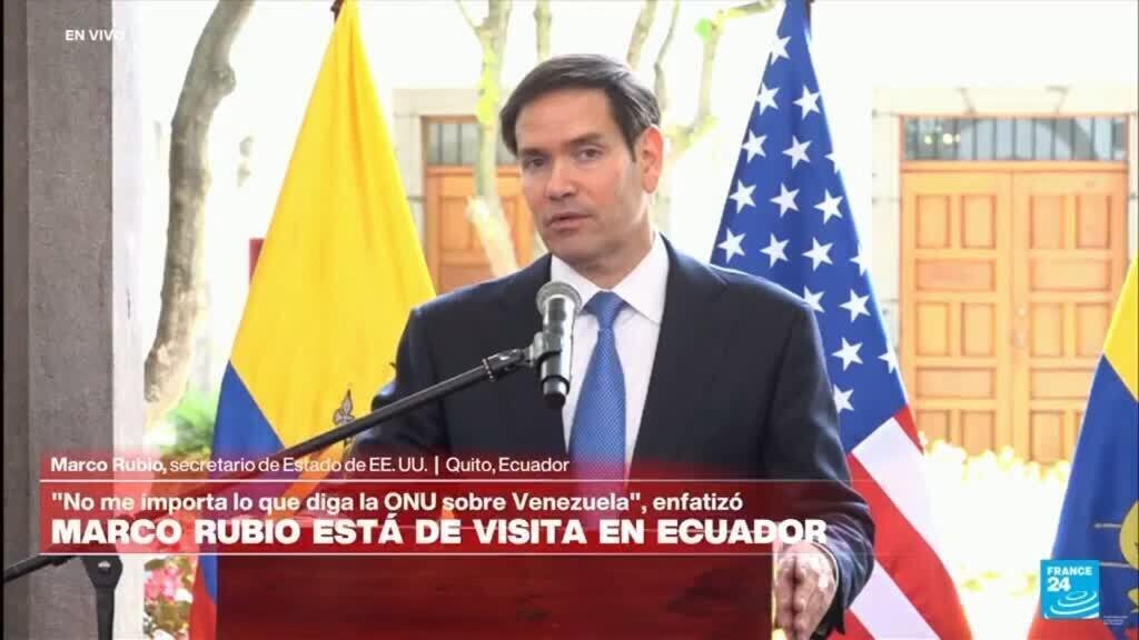 Marco Rubio declaró a dos grupos ecuatorianos como "organizaciones terroristas"