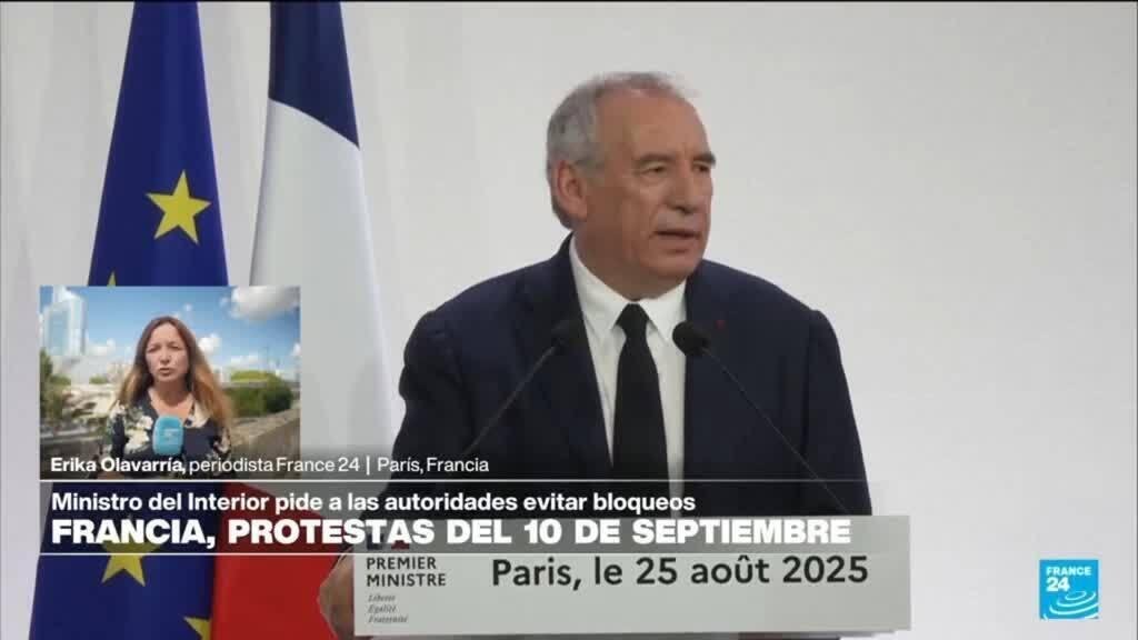 "Bloqueemos todo": convocan paro general en Francia en contra de François Bayrou