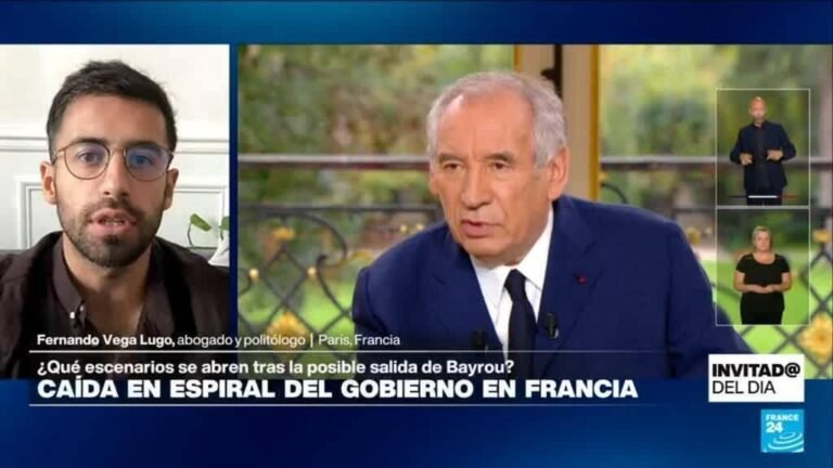 Fernando Vega: "Administración Bayrou ha marcado distancia entre la sociedad y el Gobierno"