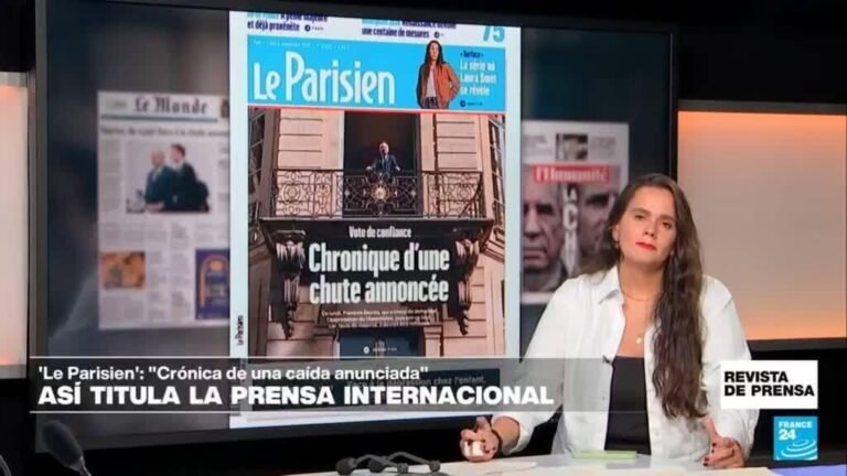"Crónica de una caída anunciada": 'Le Parisien' sobre caos político en Francia