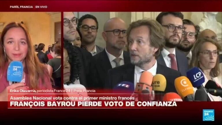 Francia: primer ministro François Bayrou pierde el voto de confianza