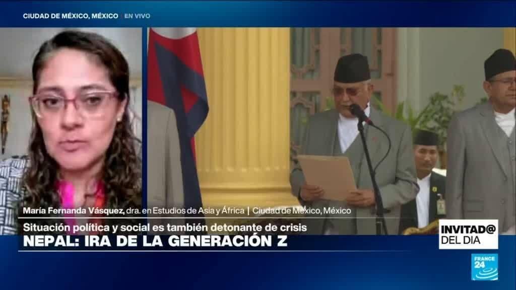 María Fernanda Vásquez: “Los jóvenes están hartos de la política corrupta en Nepal”