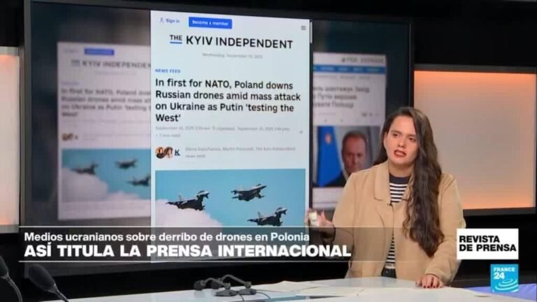 "Por primera vez en la OTAN, Polonia derriba drones rusos": 'Kyiv Independent'