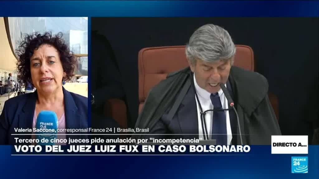 Directo a... Brasilia y el voto de Fux para anular proceso contra Bolsonaro por "incompetencia”