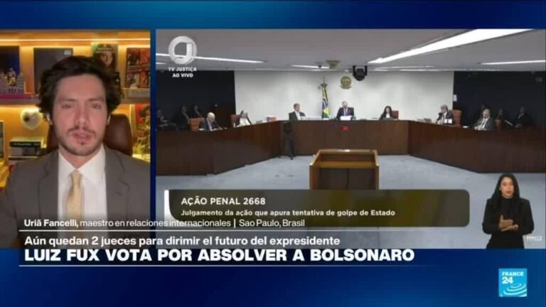 Uriã Fancelli: "Según Fux no hay pruebas de que Bolsonaro supiera del intento golpista"