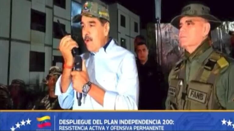 "Plan Independencia 200": Maduro despliega efectivos y milicias chavistas en el Caribe