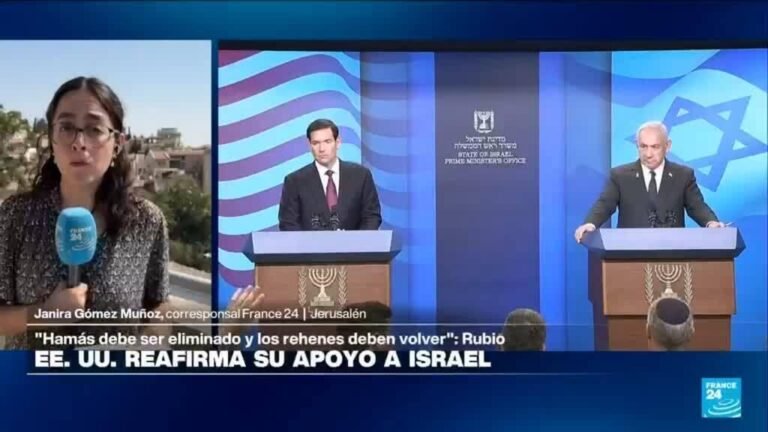 Netanyahu amenaza con nuevos ataques a Hamás, "allá donde esté", tras su reunión con Marco Rubio