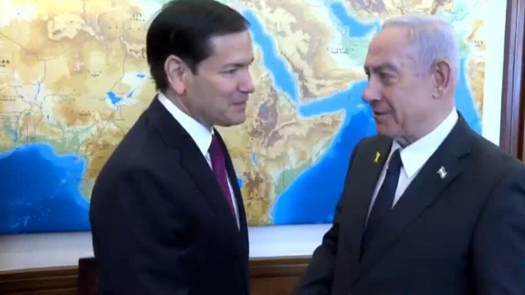 EE. UU. reafirma su apoyo a Israel durante encuentro entre Rubio y Netanyahu