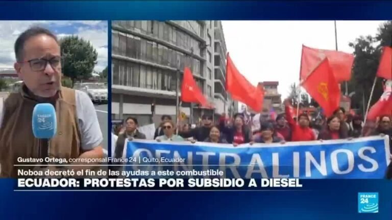 Informe desde Quito: manifestaciones por fin del subsidio al diésel