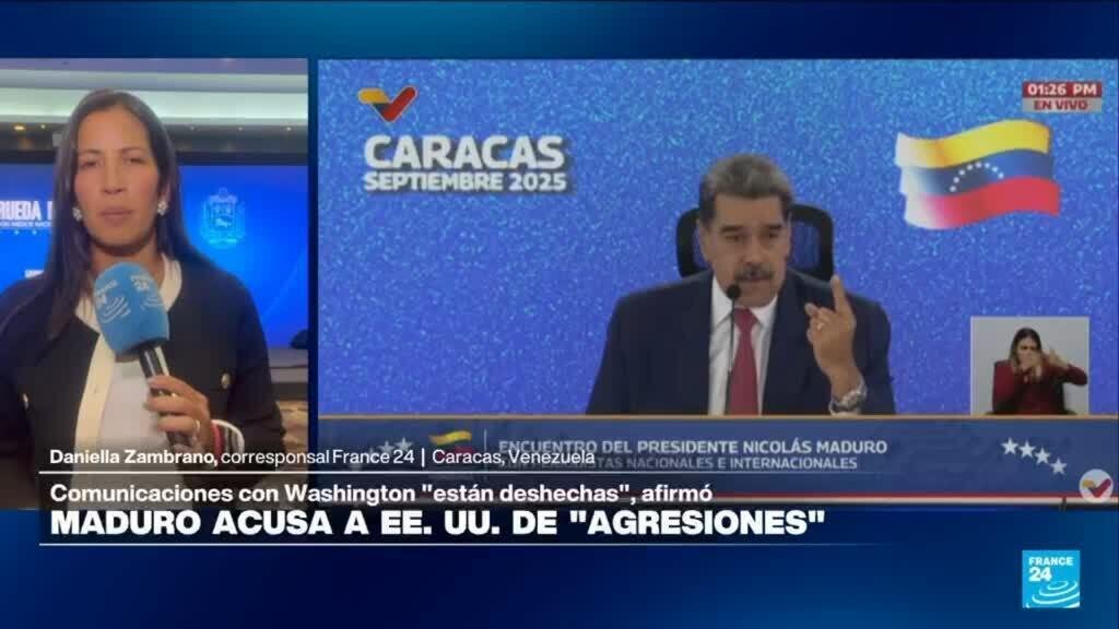 Informe desde Caracas: Maduro acusa a EE. UU. de querer escalar el conflicto con Venezuela