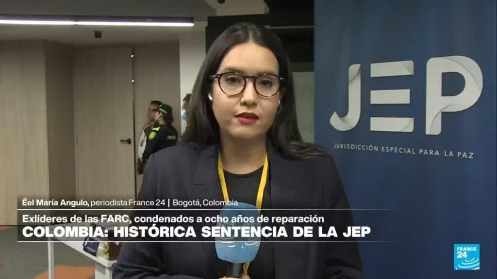 Informe desde Bogotá: JEP condena a ocho años de reparación a exjefes de las FARC