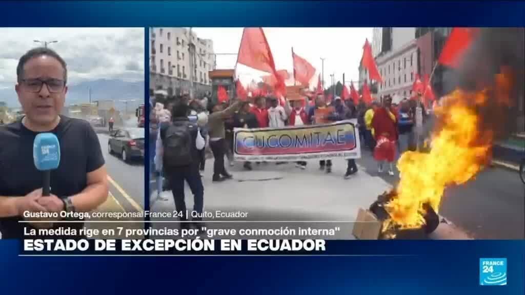 Estado de excepción en Ecuador por protestas tras aumento en precio del diésel