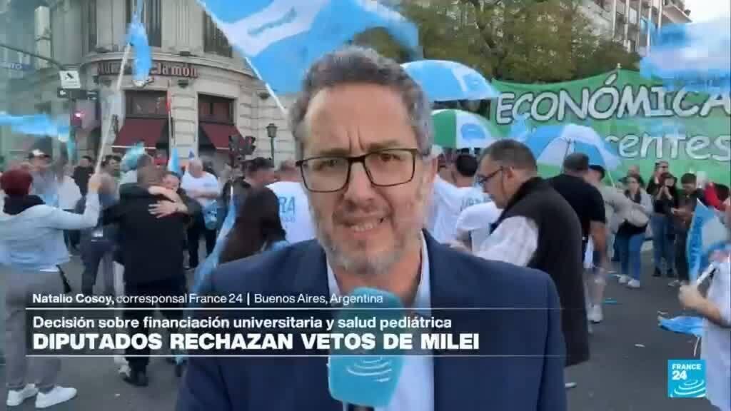 Informe desde Buenos Aires: Cámara de Diputados rechaza vetos de Milei
