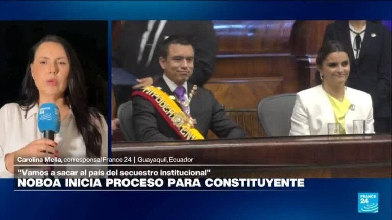 Informe desde Guayaquil: Noboa busca Asamblea Constituyente y critica a la Corte por “activismo”