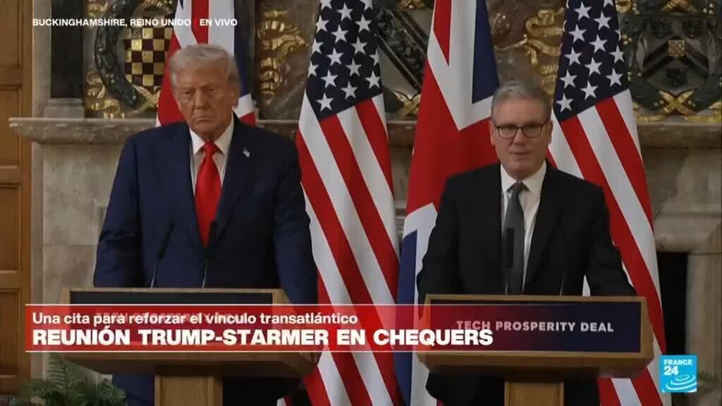 Trump y Starmer hablan desde el Reino Unido sobre Ucrania, Gaza y un acuerdo tecnológico