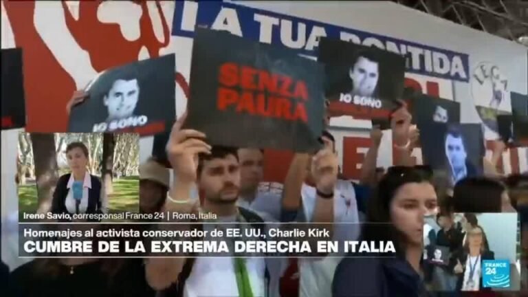 Informe desde Roma: extrema derecha rinde homenaje a Charlie Kirk en cumbre