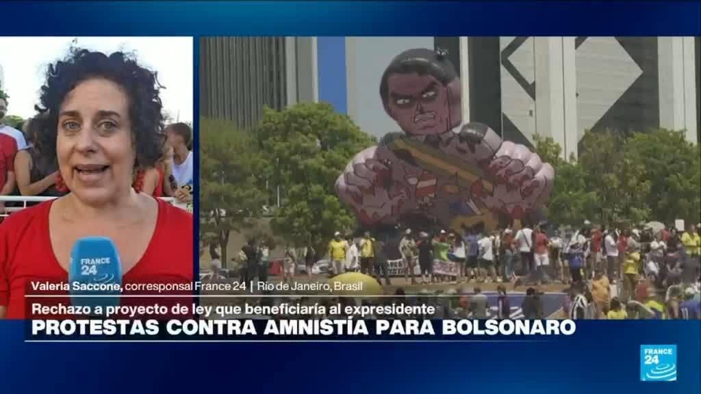 Informe desde Río de Janeiro: manifestaciones contra amnistía para Bolsonaro