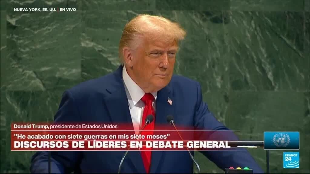 Reviva el discurso de Donald Trump ante la Asamblea de la ONU 2025