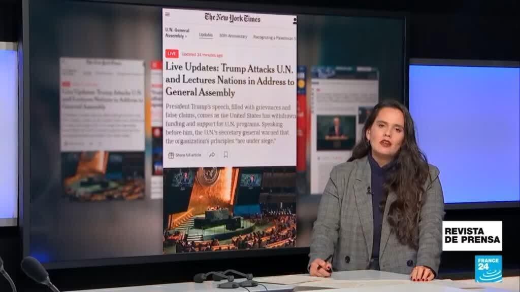 "Trump critica a la ONU y sermonea a las naciones en la Asamblea General": 'NYT'