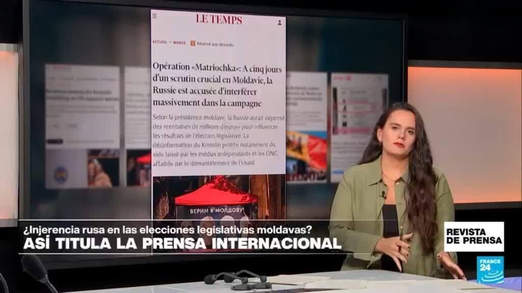 "Operación Matrioshka, Rusia acusada de interferencia en Moldavia": 'Le Temps'