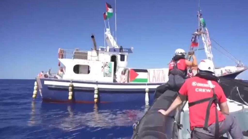 La flotilla Global Sumud será escoltada por España e Italia
