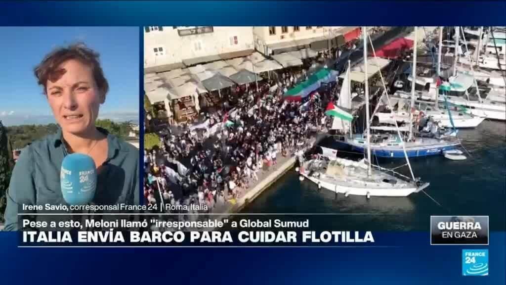 Informe desde Roma: Italia anuncia envío de segundo navío para proteger a la flotilla Global Sumud