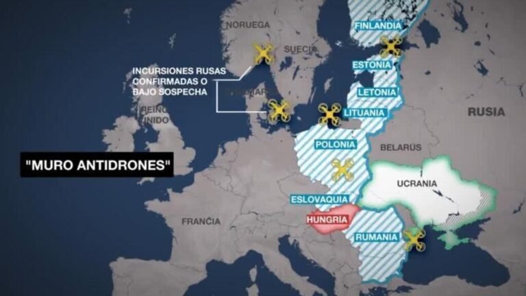 Ucrania ofrece su "experiencia" para creación de “muro de drones” en Europa