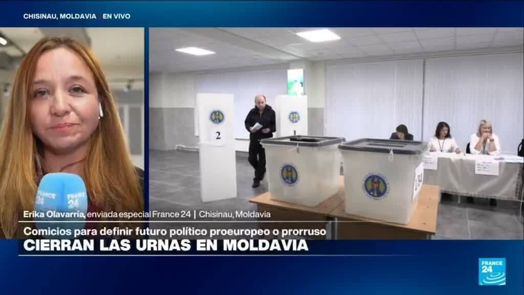 Informe desde: Chisinau: cierran las urnas moldavas en medio de acusaciones de injerencia rusa