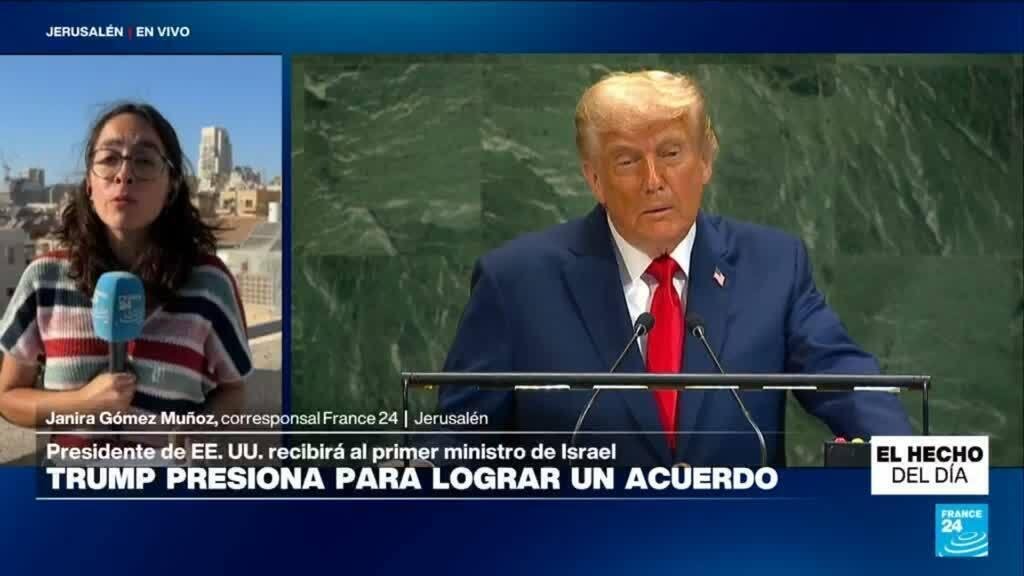 EE. UU. afirma que un acuerdo sobre Gaza está "muy cerca", en la previa de la cita Trump-Netanyahu