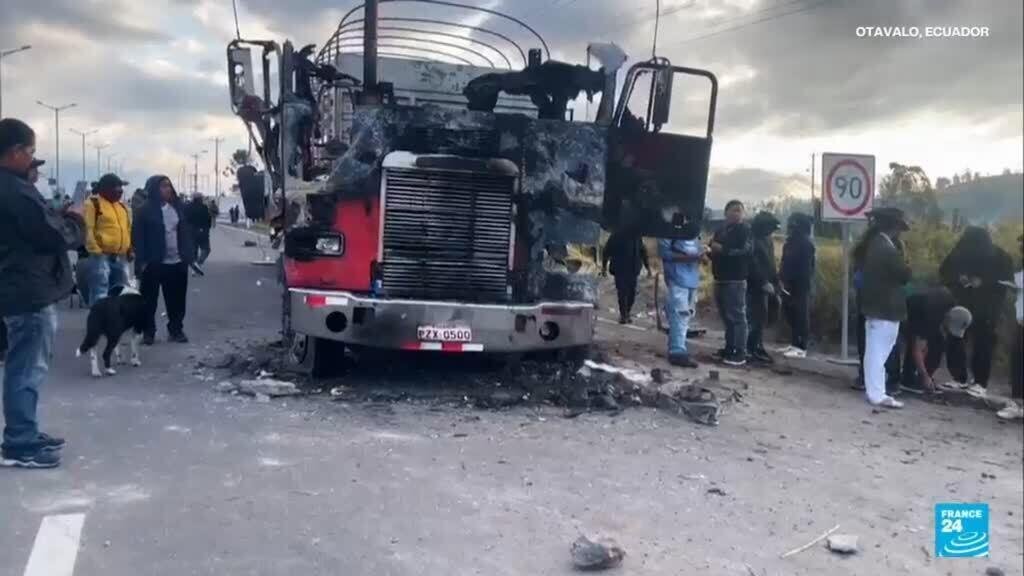 Acusaciones cruzadas y violencia tras el fin de subsidios al diésel en Ecuador