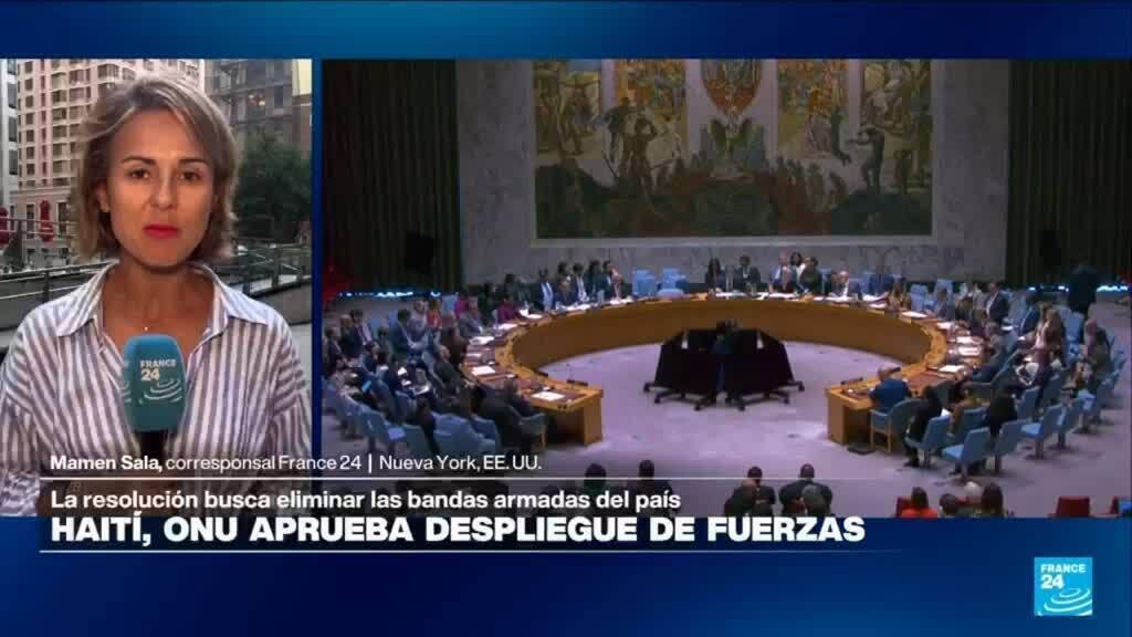 Consejo de Seguridad de la ONU aprueba el envío de una nueva y ampliada misión de seguridad en Haití